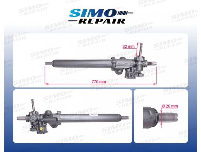 Рульова рейка з ГПК HONDA CIVIC IV Hatchback EC, ED, EE  CIVIC IV sedan ED
