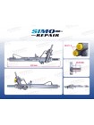 Рульова рейка з ГПК HYUNDAI ACCENT IV sedan RB  KIA RIO III UB  SOLARIS SOLARIS IV sedan RB
