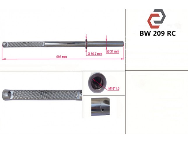 Шток рульової рейки BMW 7 BW209RC