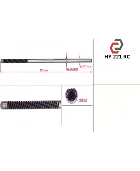 Шток рульової рейки HYUNDAI SONATA V HY221RC