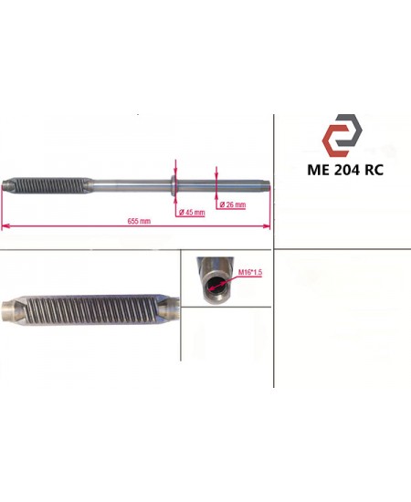 Шток рульової рейки MERCEDES-BENZ C-CLASS MERCEDES-BENZ C-CLASS coupe MERCEDES-BENZ C-CLASS Universal MERCEDES-BENZ CLK MERCEDES-BENZ CLK Cabrio ME204RC