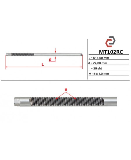 Шток рульової рейки MITSUBISHI COLT CZC Cabrio MITSUBISHI COLT VI SMART FORFOUR SMART FORTWO SMART FORTWO coupe MT102RC