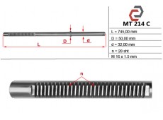 Шток рульової рейки MITSUBISHI L 200 MT214RC