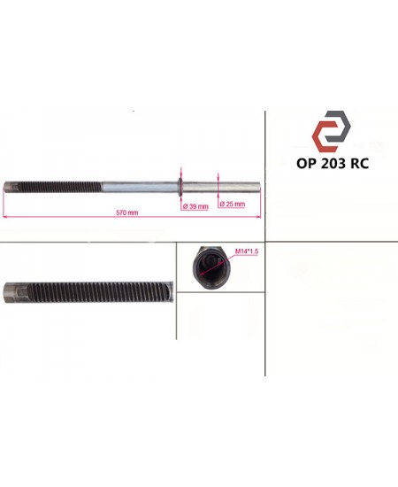 Шток рульової рейки OPEL ASTRA G OPEL ASTRA G Cabrio OPEL ASTRA G Coupe OPEL ASTRA G Sedan OPEL ASTRA G Universal OPEL ASTRA H OPEL ZAFIRA A OP203RC