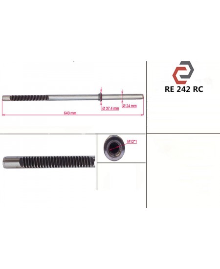 Шток рульової рейки RENAULT MEGANE I RENAULT MEGANE I Cabriolet RENAULT MEGANE I Classic RENAULT MEGANE I Grandtour RENAULT MEGANE Scenic RENAULT SCENIC I RE242RC