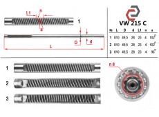 Шток рульової рейки AUDI Q7 PORSCHE CAYENNE VW AMAROK VW TOUAREG VW215RC