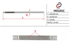 Шток рульової рейки HONDA CIVIC VIII sedan HO101RC