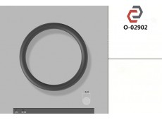 Кільце гумове кругле перерізу [3.53/30] O-02902