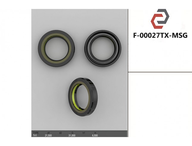 Сальник рульової системи 31*21.5*6.5 F 00027TX-MSG
