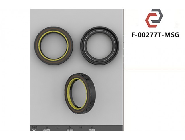 Сальник рульової системи 50.5*36*9 F 00277T-MSG