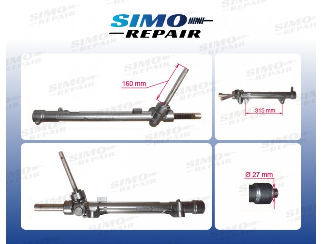 Механічна рульова рейка NISSAN QASHQAI / QASHQAI +2 J10, JJ10  X-TRAIL T31  RENAULT KOLEOS HY_
