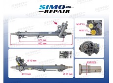 Рульова рейка з ГПК AUDI A8 4D2, 4D8