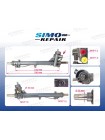 Рульова рейка з ГПК AUDI A4 8E2, B6  A4 8EC, B7  A4 8H7, B6, 8HE, B7  A4 Avant 8E5, B6  A4 Avant 8ED, B7