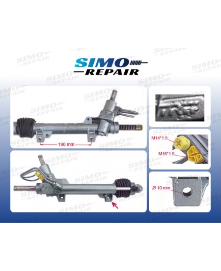 Рульова рейка з ГПК CITROEN BERLINGO MF  BERLINGO M_  XSARA N1_W, N2_W  XSARA Break N2  XSARA Coupe N0  ZX N2  ZX Break N2  PEUGEOT 306 7A, 7C, N3, N5  306 7B, N3, N5  306 Break 7E, N3, N5  306 Cabrio 7D, N3, N5  PARTNER 5_MWL4  PARTNER Combispace 5F1