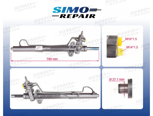 Рульова рейка з ГПК HYUNDAI H-1 / STAREX 2006 - 2007