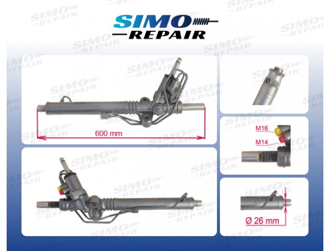 Рульова рейка з ГПК SUBARU IMPREZA GR, GH, G3