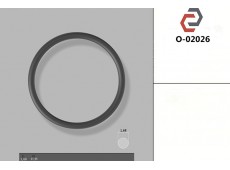 Кільце гумове кругле перерізу [1.68/21.95] O-02026