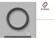 Кільце гумове кругле перерізу [2.7/15.88] O-02111