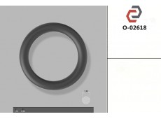 Кільце гумове кругле перерізу [1.55/8] O-02618