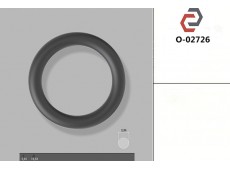 Кільце гумове кругле перерізу [2.05/10.5] O-02726