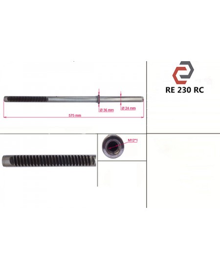 Шток рульової рейки DACIA SOLENZA NISSAN KUBISTAR RENAULT CLIO Mk II RENAULT KANGOO RE230RC