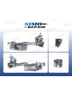 Рульова рейка з ЕПК AUDI A3 8P1  SEAT ALTEA 5P1  ALTEA XL 5P5, 5P8  LEON 1P1  TOLEDO III 5P2  SKODA OCTAVIA 1Z3  VW EOS 1F7, 1F8  GOLF PLUS 5M1, 521  GOLF V 1K1  JETTA III 1K2  PASSAT 3C2  TOURAN 1T1, 1T2