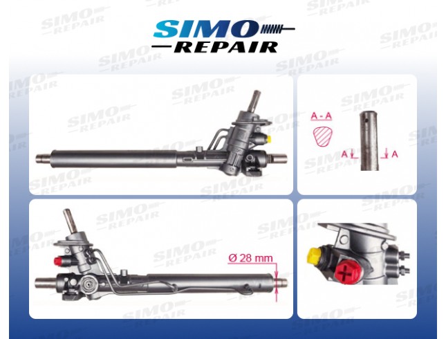 Рульова рейка з ГПК FORD GALAXY WGR  SEAT ALHAMBRA 7V8, 7V9  VW SHARAN 7M8, 7M9, 7M6
