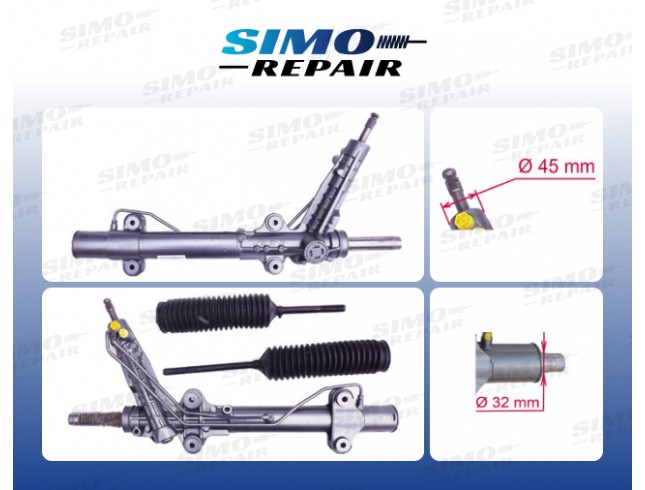 Рульова рейка з ГПК MERCEDES-BENZ SPRINTER 2-t 901, 902  SPRINTER 3-t 903  SPRINTER 4-t 904  VW LT Mk II 1996 - 2006  LT Mk II 2DA, 2DD, 2DH