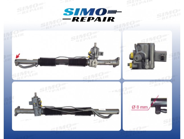 Рульова рейка з ГПК AUDI 100 4A, C4  100 Avant 4A, C4  A6 4A, C4  A6 Avant 4A, C4  V8 44_, 4C_