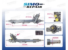 Рульова рейка з ГПК AUDI A6 4B, C5  A6 Avant 4B, C5  ALLROAD 4BH, C5