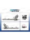 Рульова рейка з ГПК SEAT AROSA 6H  CORDOBA 6L2  IBIZA Mk IV 6L1  SKODA FABIA 6Y2  FABIA Combi 6Y5  FABIA sedan 6Y3  VW FOX 5Z1, 5Z3  LUPO 6X1, 6E1  POLO 9N_  POLO sedan 9A4